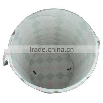 Canvas Laundry Hamper, Rhombic Pattern photo-3