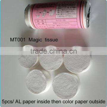 2016 Non-woven Fabric Compressed Tissue Tablet