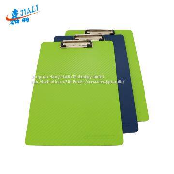 2017 New Design Logo Customized High Quality A4 PP Foam Vertical Clipboard photo-3