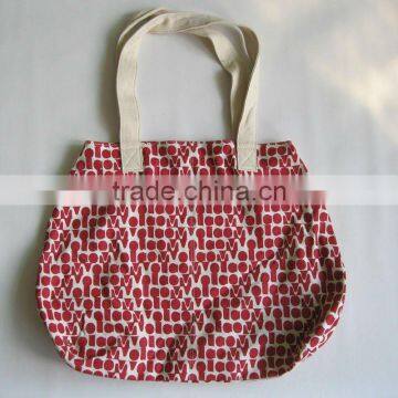 Handbag with transfer printing