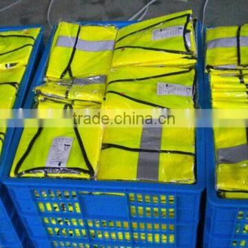 Cheap High Visible Road Safety GREEN /ORANGE Reflective Vest PASSED EN 2047 photo-4