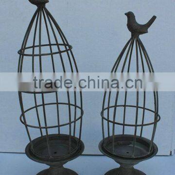 Set of 2 Metal bird feeder