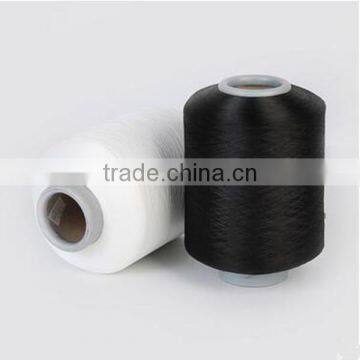 Factory Prices High Quality Black Spandex Covered Yarn Spandex /polyester Covered Yarn for Weaving 2075 photo-2