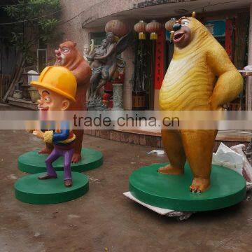 Fiberglass Movie Bears Cartoon Statue photo-3