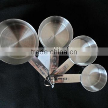 Stainless Steel Round Measuring Cup Set of 4 Classic