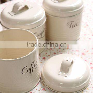 Hot Sale Airtight Colorful Metal Kitchen Tea Coffee Sugar Canister photo-3