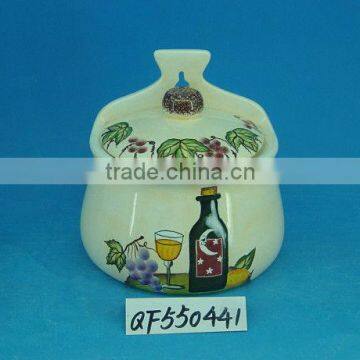 wholesale ceramic hanging spice storage jar