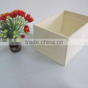 Unfinished Wood Box Without Lid Best Selling Wood Art Craft photo-6