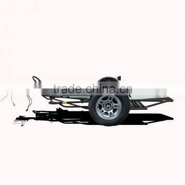 Folding Single RAIL Motorcycle Enclosed Trailer Used for Harley Honda Gold Wing Motorbike With Accessory photo-5