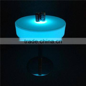 Factory Sale LED Illuminated Round Bar Table with Multi Sizes