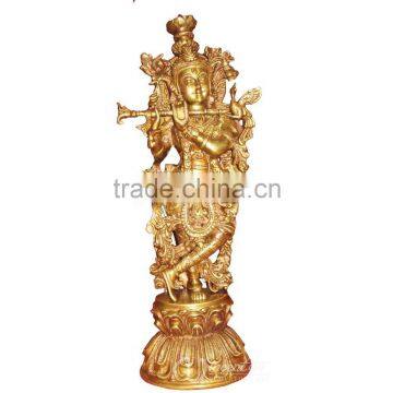 Indian Style Beautiful Antique Art Crafts Marble Krishna Statues for Sale photo-3