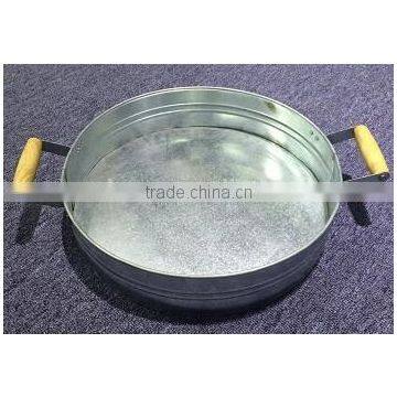 Tray With Wooden Handle, MSO-175