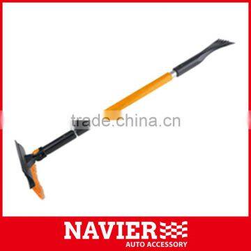 Hot sales 3 in 1 plastic snow brush with ice scraper with water squeegee