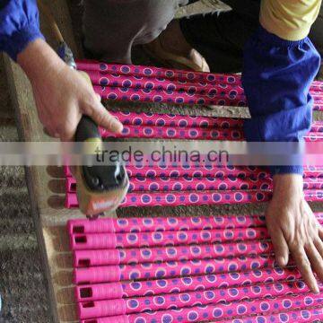 120X2.2cm PVC Coated Wooden Broom Mop Handle Stick With Various Design photo-3