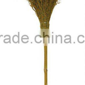 bamboo broom, broom