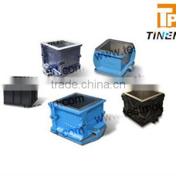 18kg one gang concrete cast iron cube mould