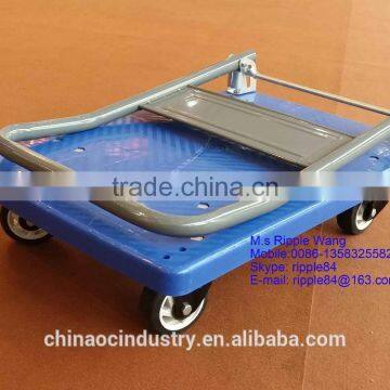 Plastic Platform Hand Truck, Plastic Foldable Trolley, Plastic Handcart With Wheels Handtrolley Platform HandTruck PH150P photo-4