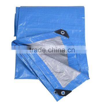 Multipurpose Waterproof Poly Tarp Reinforced Tarpaulin Perfect for Backpacking, Camping, Shelter, Shade, Ground Cover photo-6