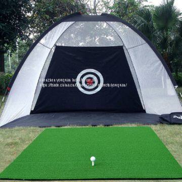 Golf Training Tent Practice Net With Carry Bag And Golf Hitting Mat photo-2