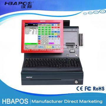 HBA-ML200 All in one supermarket cash register/pos system/pos machine