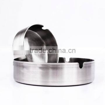 good quality stainless steel ashtray with laser llogo