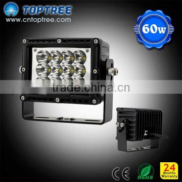 60W 9-48V Vehicle Searchlights Flood Pencil Beam Lamp Led Automotive Light