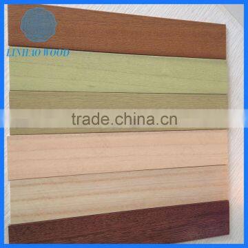 Solid wood louver shutter slats