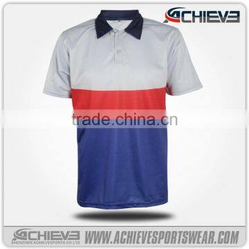 women's office uniform design polo shirt design with combination