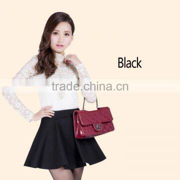 Latest Hot Sell Fashion Summer Autumn Solid Color Skater Mini Pleated Short Skirt photo-2