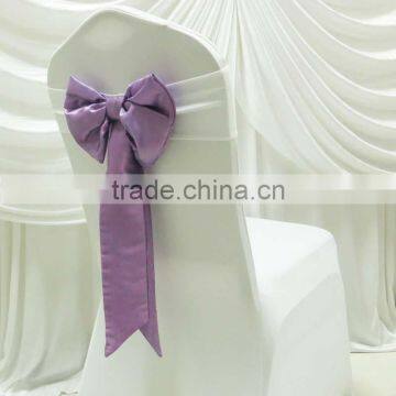 New Design Spandex Chair Band With Bow/Bowknot for Wedding Banquet photo-5