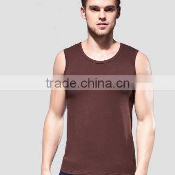Wholesale Gym Fitness Plain Tank Top Dry Fit Custom Singlet Vest Men photo-6
