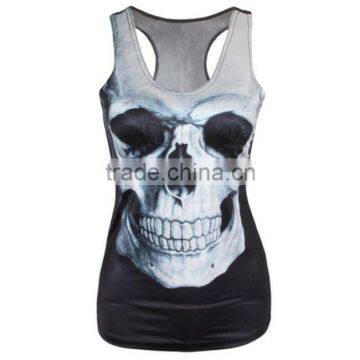 Custom High Quality Full Sublimation Printing Ladies Vest