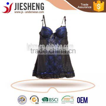 sexy lingerie dress,the most sexy transparent nightwear,black nightdress (accept OEM)