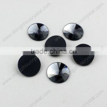 DZ-1041 Round Flat Back Glass Stones for Clothing photo-2