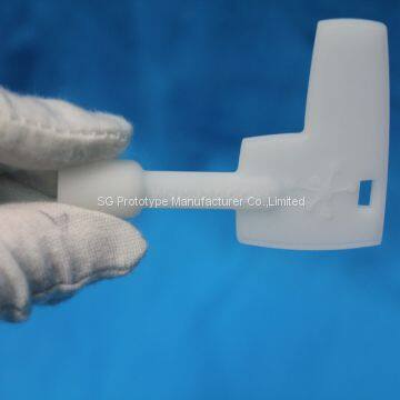 White POM Plastic CNC Rapid Prototypes