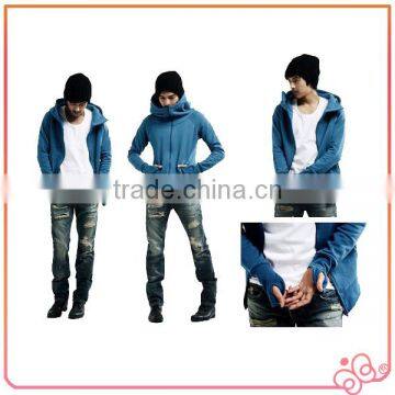 China Wholesale Fleece Long Sleeve Thick Fleece Hoodie for Men photo-6