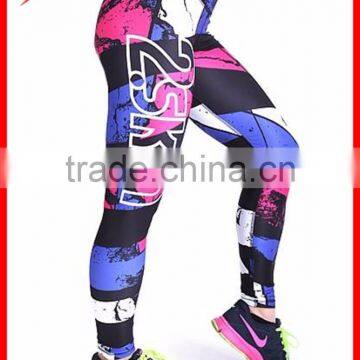 Tights Spandex Pants Gym Wear Fitness Yoga Pants Exercise Wear Sports Compression Pants photo-3