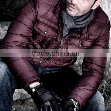 Top Sale Custom Blank Zip up Plain Winter Folding Down Jacket for Men photo-3