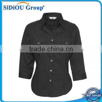 2013 Promotional Ladies 3/4 Sleeve Casual Shirts