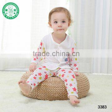 Branded cheap china thin cotton wholesale kids long sleeved clothing sets