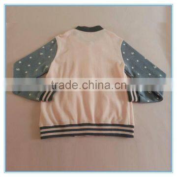 Wholesale Children Girls Baseball Jackets Girls Long Sleeve Clothes Sports Jackets photo-4