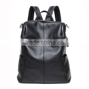 Black Women Waterproof Pattern Custom Leather Backpack Wholesale photo-2