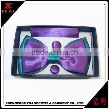 Various Colored Kinds Cheap Silk Bowties Men photo-5
