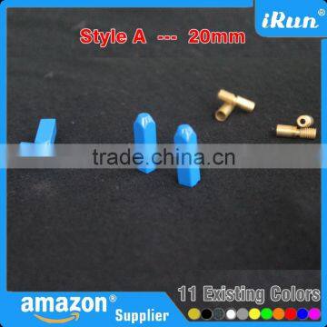 MOQ:100 Pcs - Metal Shoe Lace Tips Aglets to Repair or Shorten Laces Aglets Tips - 11 Colours - Accept Custom photo-2