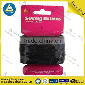 12mm/10mtr black High Elasticity Knitted Elastic Band for pants