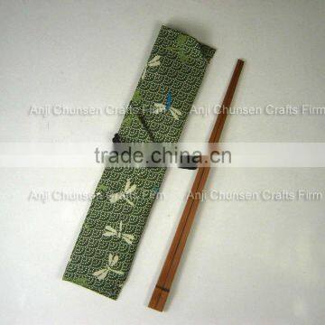 Cotton Bag Bamboo Travel Set chopsticks