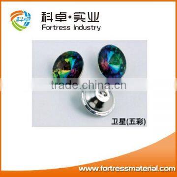 colorful crystal sofa diamond button