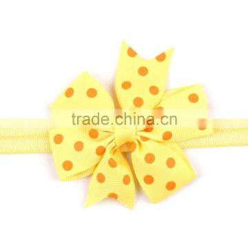 Baby Girl Dot Bows Headband Toddlers Hair Band Accessories