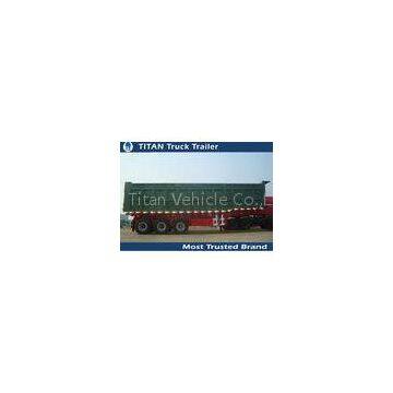 100 Ton Heavy Duty Side Dump Trailer with 3 axles for Construction Transportation