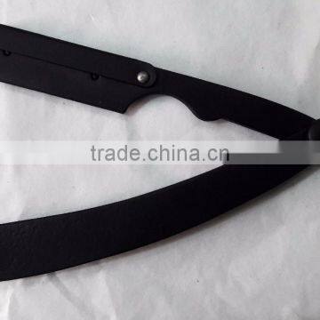FULL BLACK MATT STAINLESS STEEL RAZOR photo-2